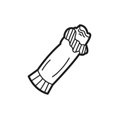 Hand drawn Protein bar isolated on a white. Vector illustration.