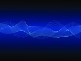 EPS 10 vector. Futuristic colorful background. Backdrop with lines and waves.