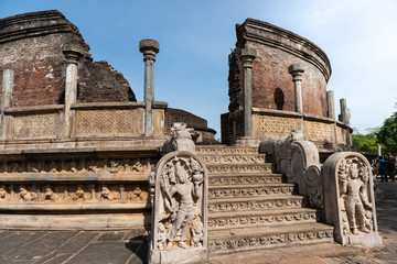 Ruins of the historical city of Polonnaruwa, Sri Lanka