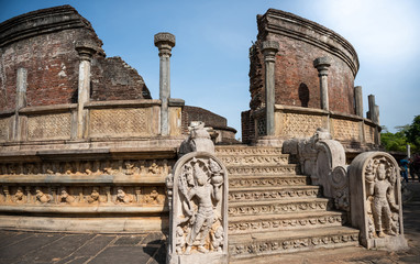 Ruins of the historical city of Polonnaruwa, Sri Lanka