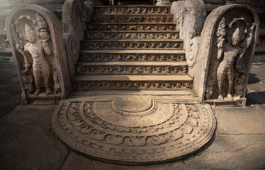 Ruins of the historical city of Polonnaruwa, Sri Lanka