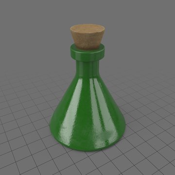 Triangle potion bottle