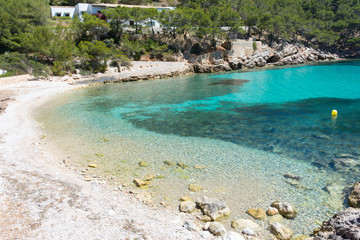 beach in the Bay of Cala Murta on the island of Mallorca