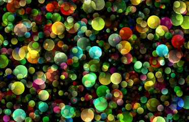 colored confetti party decor background