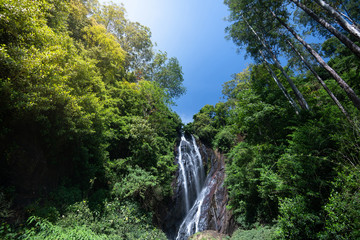 Beautiful waterfall in Sri Lanka