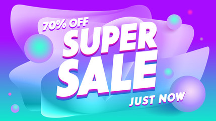 Supper sale poster
