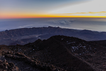 sunset at the end of the world