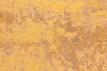 the background is painted yellow with irregularities