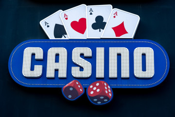 casino chips and cards