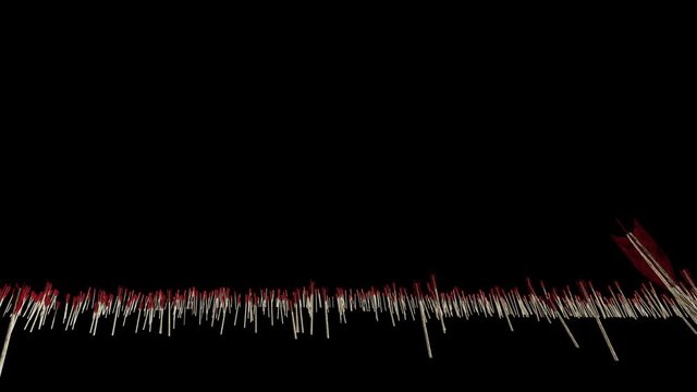 Arrow Rain with Alpha Channel 