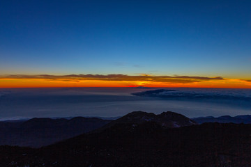 Sunset at the end of the world