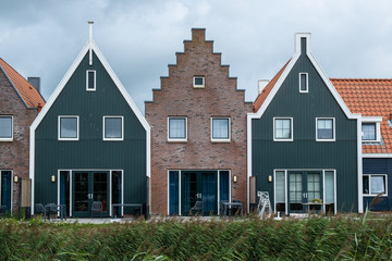 Case tipiche a Volendam in Olanda