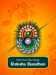 easy to edit vector illustration of Rakhi background for Indian festival Raksha bandhan celebration