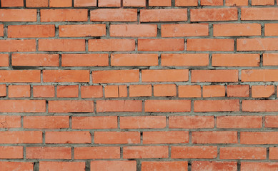 Obraz premium Dark orange brick wall