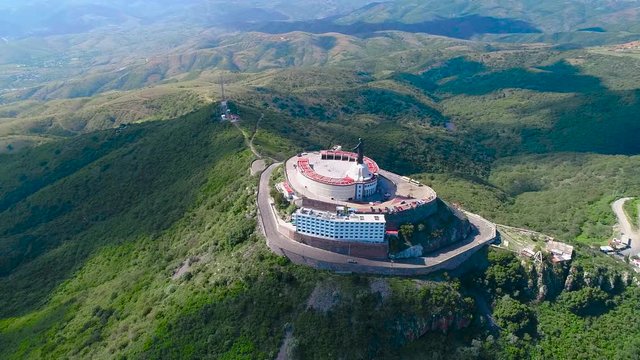 Estatua de Cristo Rey en cerro del cubilete M&eacute;xico 