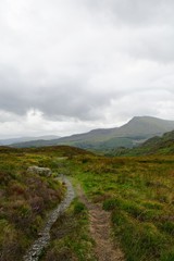 Fototapeta na wymiar Dramatic Mountain Landscape - Wales UK