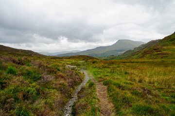 Fototapeta na wymiar Dramatic Mountain Landscape - Wales UK