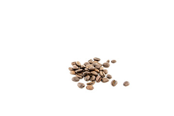 Coffee beans. Isolated on a white background.