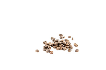 Coffee beans. Isolated on a white background.