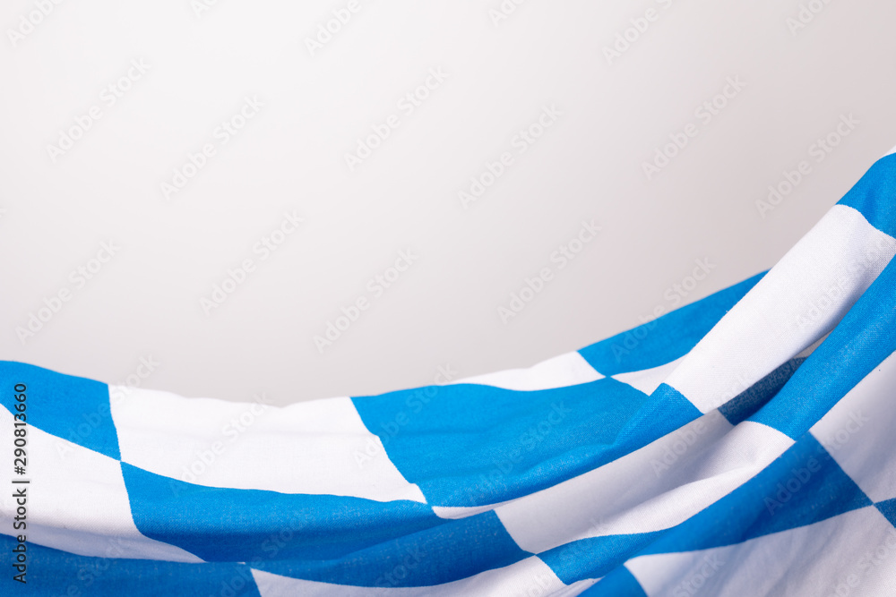 Wall mural bavaria flag oktoberfest  blue and white