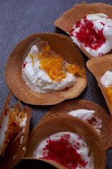 The colorful Thai Crispy Pancake
