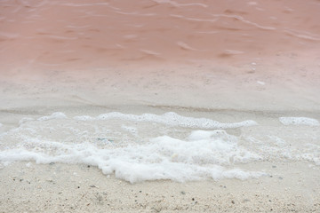 Pink lake in Yucatan called 
