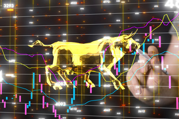 stock Trading digital Investment dashboard