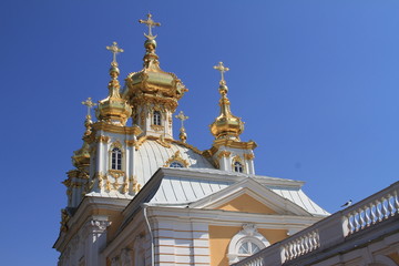 Bauwerk am Peterhof, St. Petersburg (Russland)