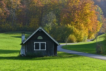 Fototapeta premium old wooden house