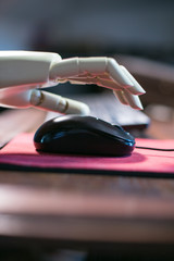 robotic hand using a computer mouse