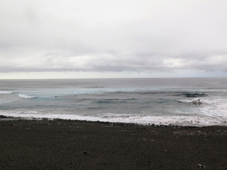 surfer waiting for a wave