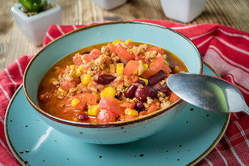 Mexican chili con carne.