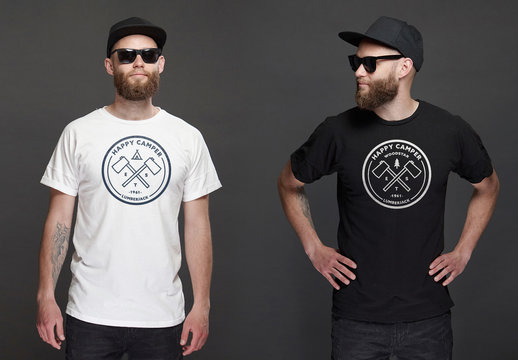 Circular Camp Logo Layout