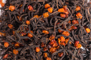 Ivan tea with sea buckthorn berries. Old Russian recipes. Herbal teas according to the old custom.