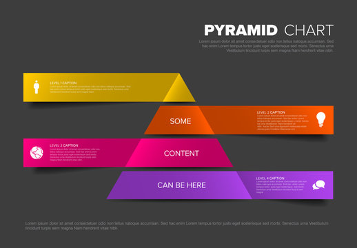 Pyramid Chart Infographic