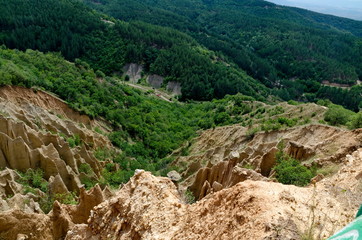 The sandstone pyramids of Stob, Rila mountain Bulgaria