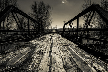Abandoned bridge 