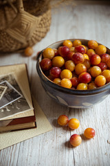 back from plum picking