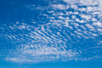 Fototapeta na wymiar Blue sky and beautiful clouds, abstract nature background