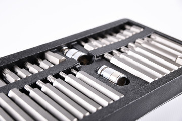 Set of screwdriver bits (torx heads)