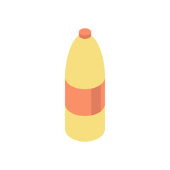 Bottle of Soda, Water isometric icon