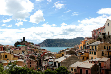 Fototapeta na wymiar Cinque Terre, das Dorf Vernazza