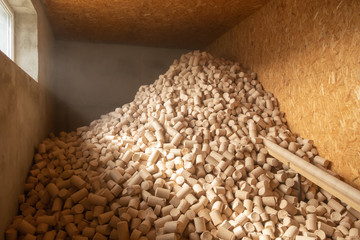 Pellets from pressed sawdust, solid fuel, non-waste technology. Handicraft production. Saving natural resources.