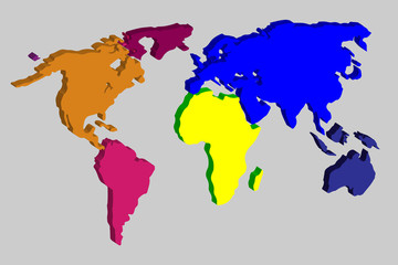 World map Vector illustration eps10