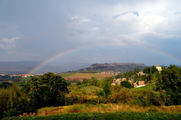 Gewitter über Orvieto