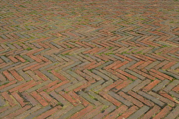 Boden der Piazza del Campo in Siena