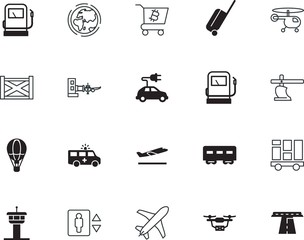 transport vector icon set such as: navigation, support, ship, aerial, van, trade, eps, development, consolidation, rounded, infographic, reflection, hot, cold, spin, snow, snowplow, information
