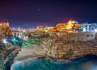 Polignano a mare di notte