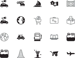 transport vector icon set such as: abstract, yachting, medical, sailboat, wind, healthcare, helicopter, sea, communication, manufacturing, signal, open, danger, checkout, benzine, coin, boat