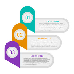 Business infographics illustration. Business data layout - Vector